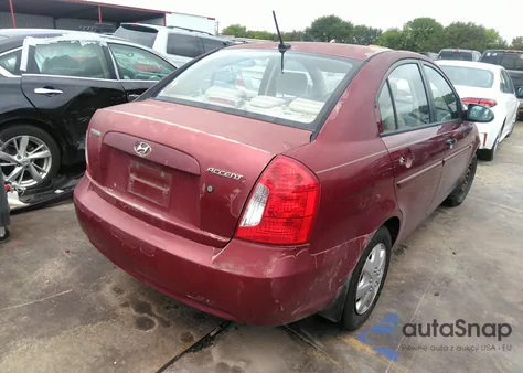 2008 Hyundai Accent Gls from USA, damaged, VIN KMHCN46C38U237542
